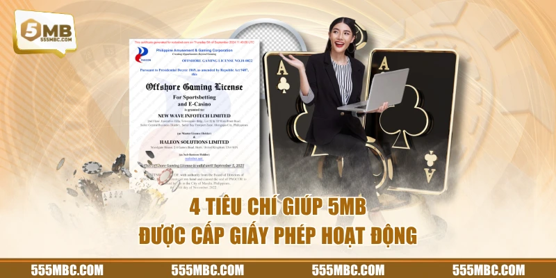 4 tiêu chí giúp 5MB được cấp giấy phép hoạt động